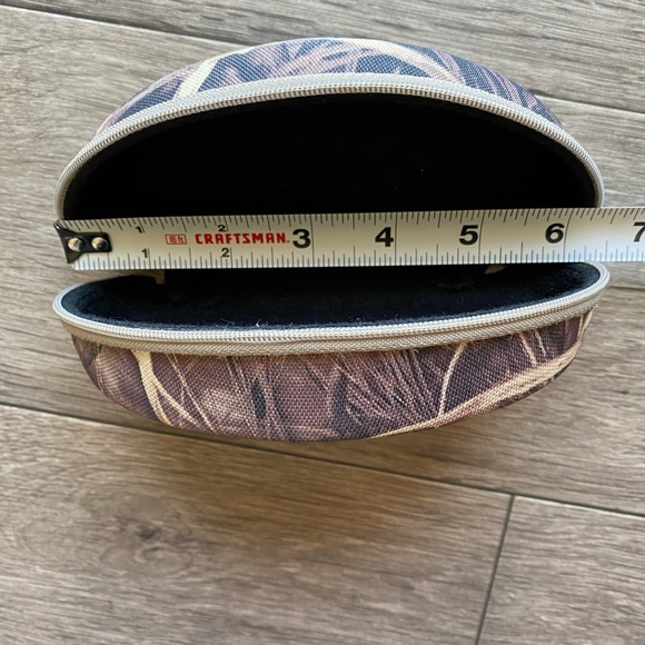 Camo Sunglasses Hard Case with Leather Belt Clip Calsport - Picture 8 of 8